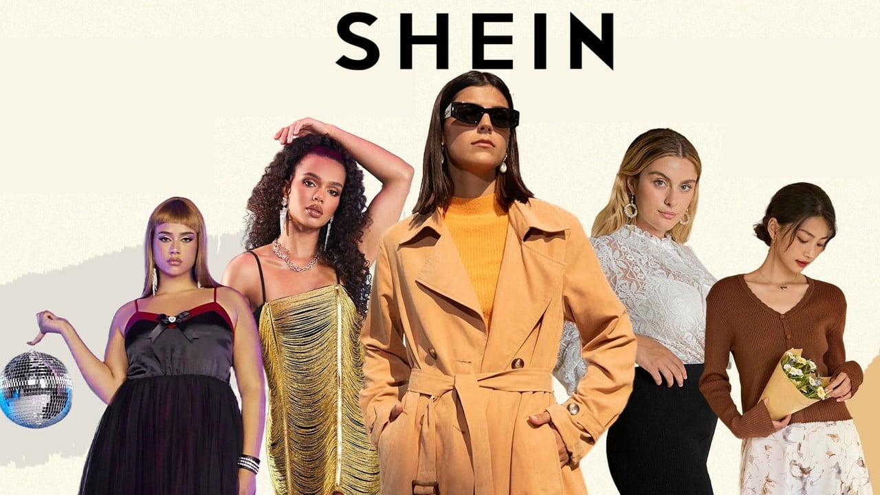 Modelos com roupas Shein